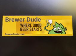 Brewer Dude Bumper Sticker