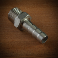 .5" NPT to .5" Barb Adapter