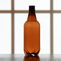 P.E.T. 1/2 Liter Beer Bottle, case of 24