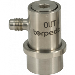 Torpedo Ball Lock Beverage Out - Flared Stainless