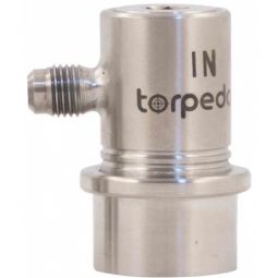 Torpedo Ball Lock Gas In - Flared Stainless