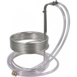 Wort Chiller - Stainless (25' x 3/8 with tubing)